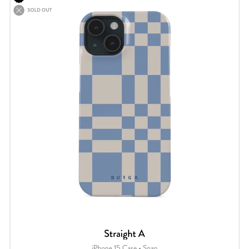 BURGA iPhone 15 case!